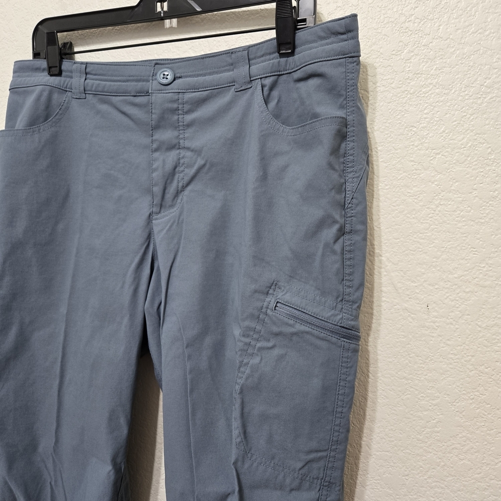 Eddie Bauer Blue Capri  Pants Size 12 - Picture 4 of 10